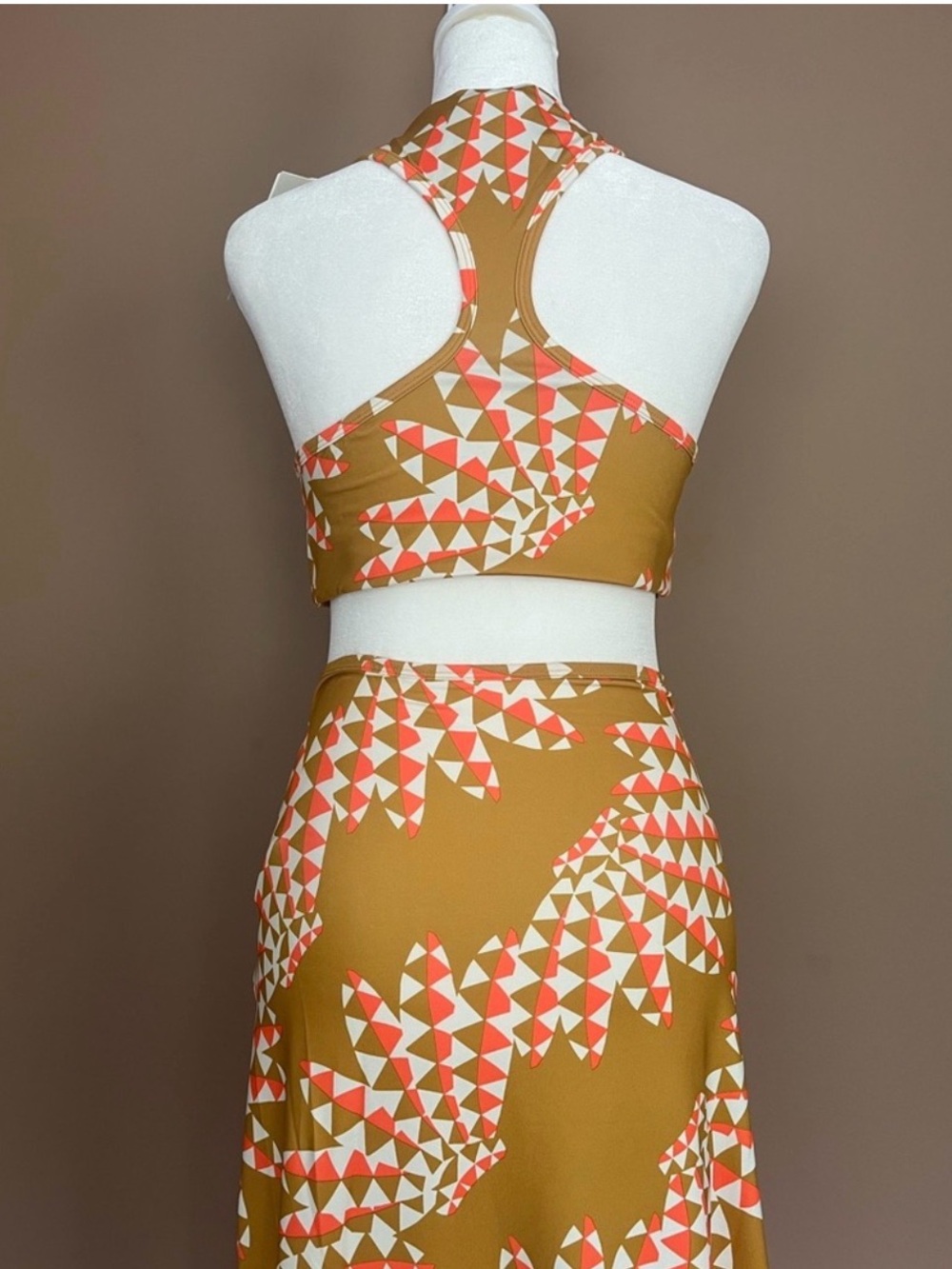 Dress/ Adidas FARM Rio Premium Dress Victory Gold Cutout Maxi dress